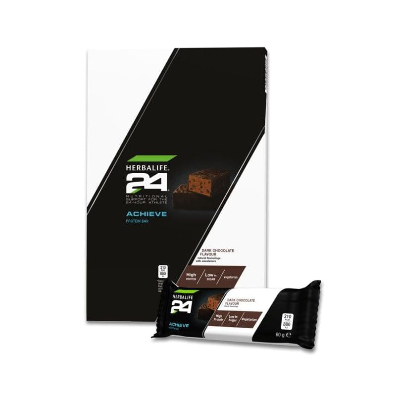 Achieve Protein Bars- 6 x 60g Dark Chocolate bars HerbaChoices